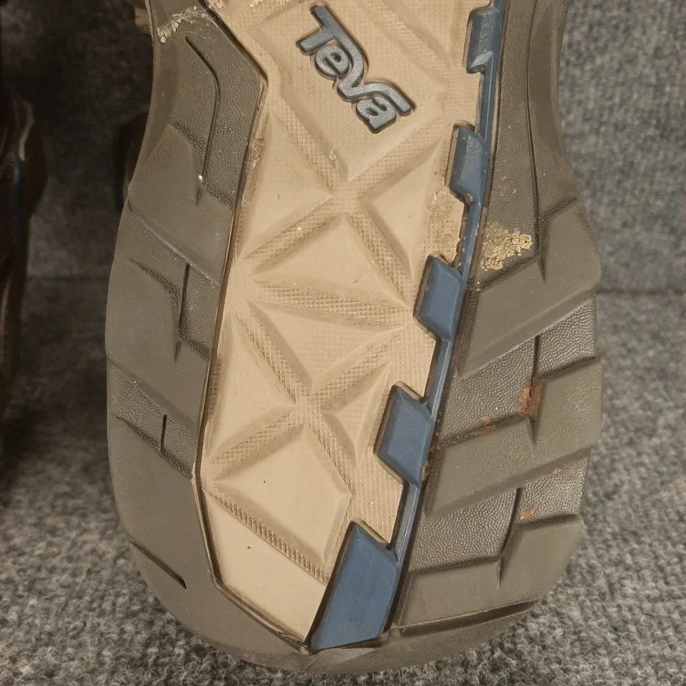 Teva Sandals Forebay 1019180 Size 13 Brown Mens Closed Toe Hiking Sandals